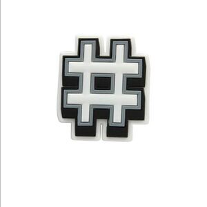 Jibbitz Hashtag Charm for CROCS - Official Jibbitz!